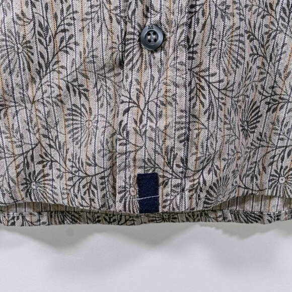 Zegna Sports Floral All Over Print Button Shirt Medium Designer Preppy - Picture 6 of 8